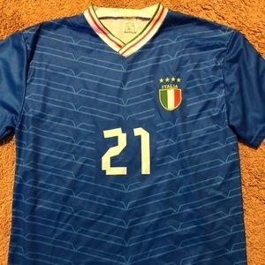 Andrea Pirlo Italian National Soccer Jersey